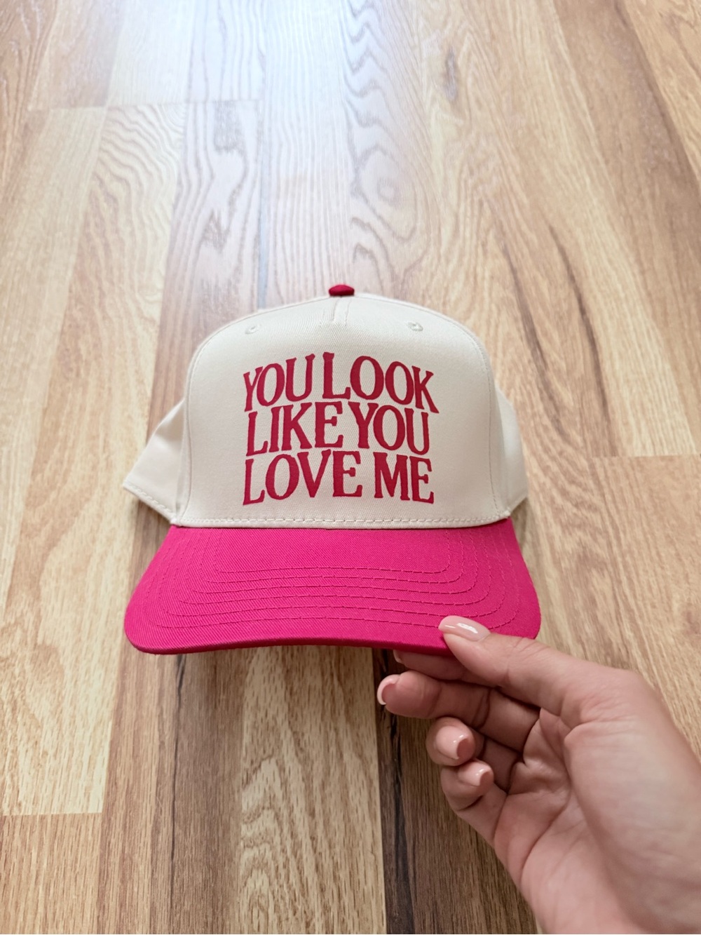 OTTO Beige and Red Hat